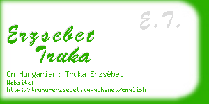 erzsebet truka business card